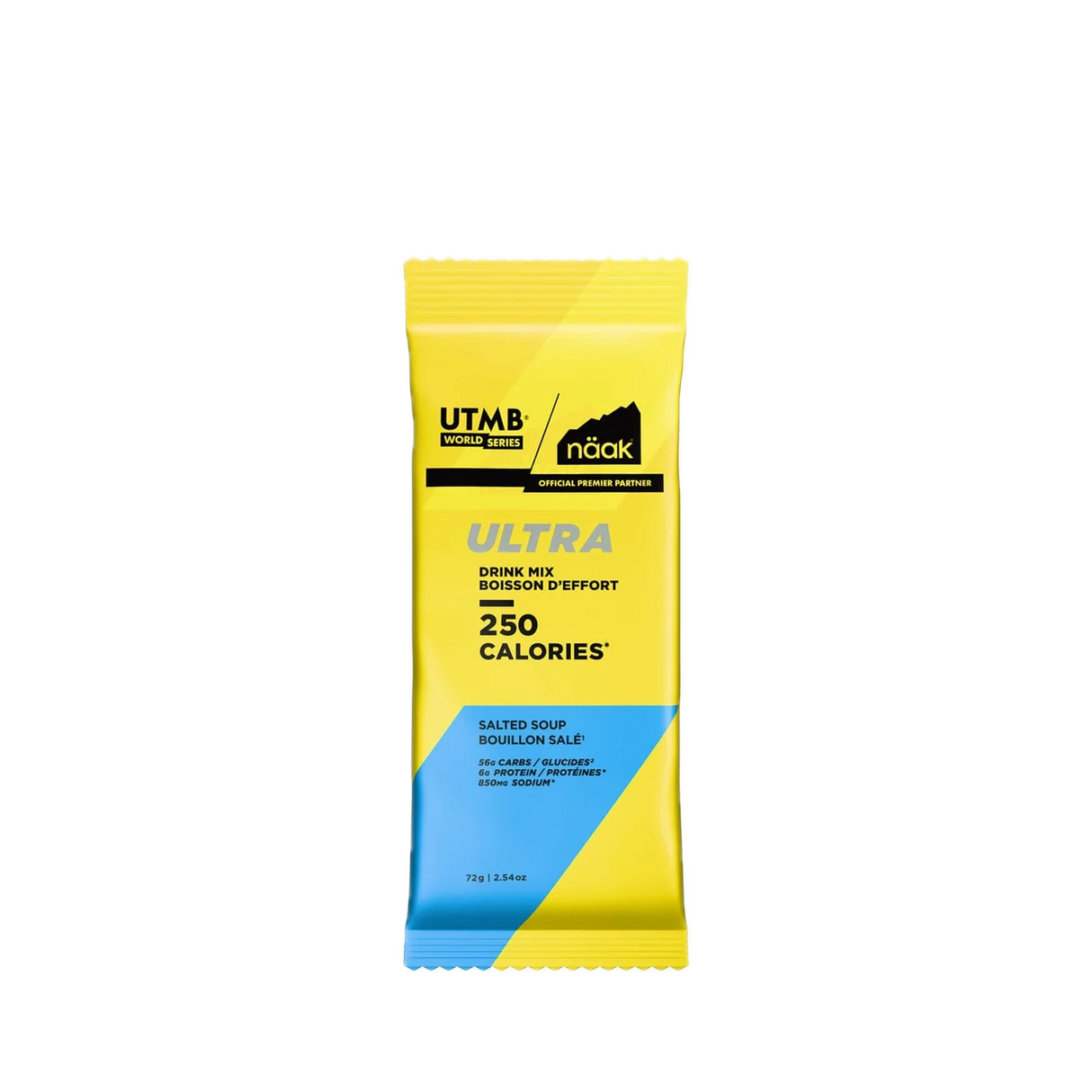 Bebida Ultra Energy Drink Mix Caldo Salado · Naak · 72 gramos