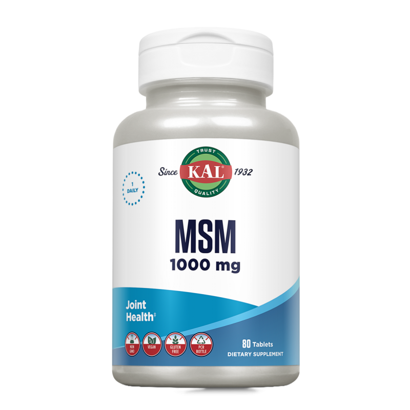 MSM 1000 mg · Solaray · 80 comprimidos