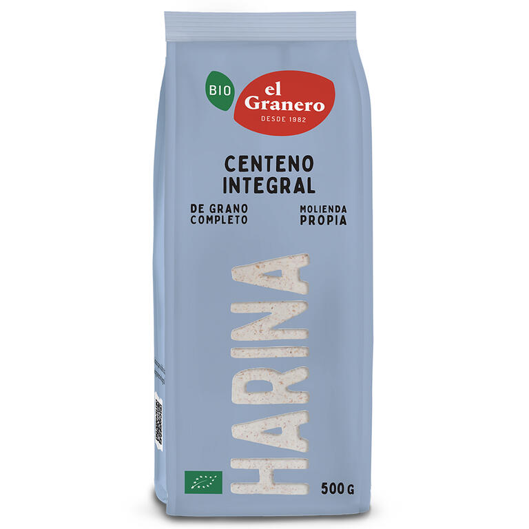 Harina de Centeno Integral · El Granero Integral · 500 gramos
