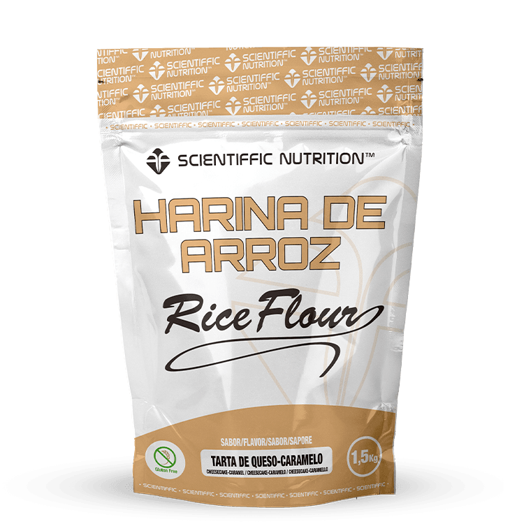 Harina de Arroz: Sabor Tarta de Queso-Caramelo · Scientiffic Nutrition · 1,5 kg