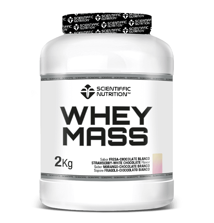 Whey Mass: Sabor Fresa-Chocolate Blanco · Scientiffic Nutrition · 2 kg