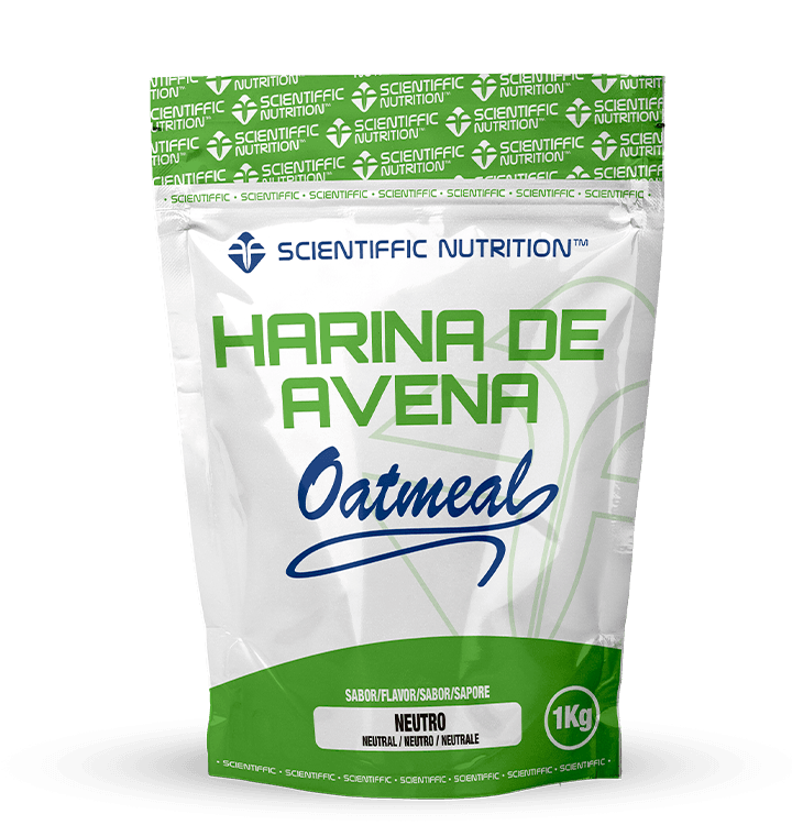 Harina de Avena Integral: Sabor Neutro · Scientiffic Nutrition · 1 kg