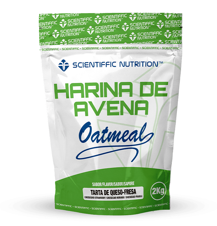 Harina de Avena Integral: Sabor Tarta de Queso-Fresa · Scientiffic Nutrition · 2 kg