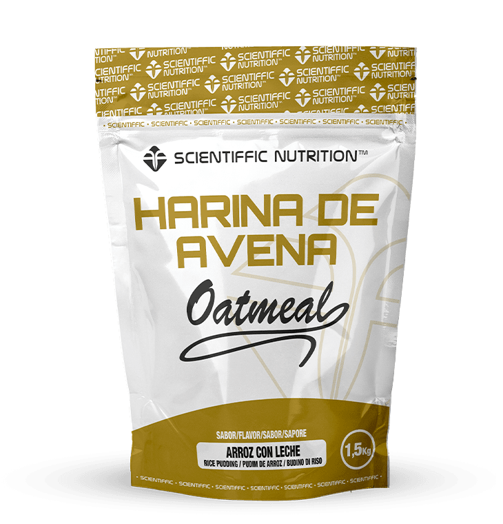 Harina de Avena Integral: Sabor Arroz con Leche · Scientiffic Nutrition · 1,5 kg