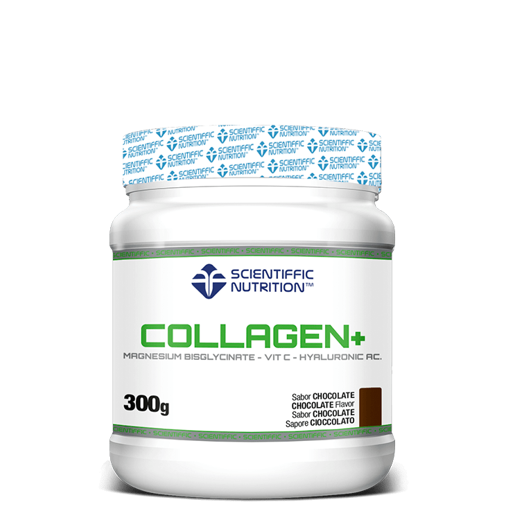 Collagen Plus: Sabor Chocolate · Scientiffic Nutrition · 300 gramos