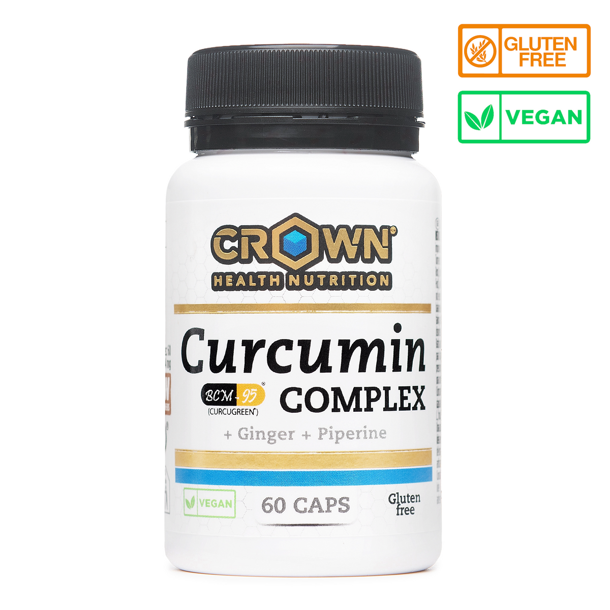 Curcumin Complex BCM-95 · Crown Sport Nutrition · 60 cápsulas