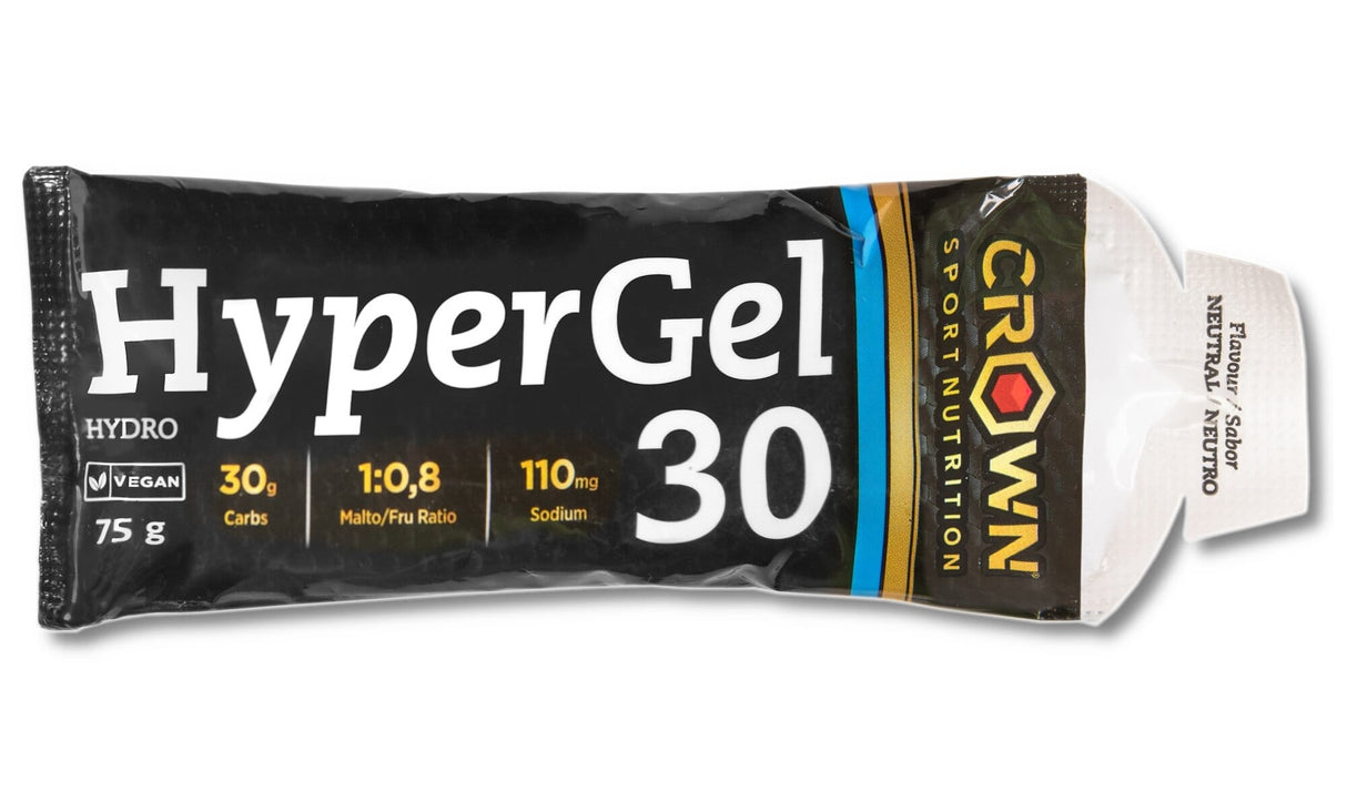 HyperGel 30 Hydro: Sabor Neutro · Crown Sport Nutrition · 75 gramos