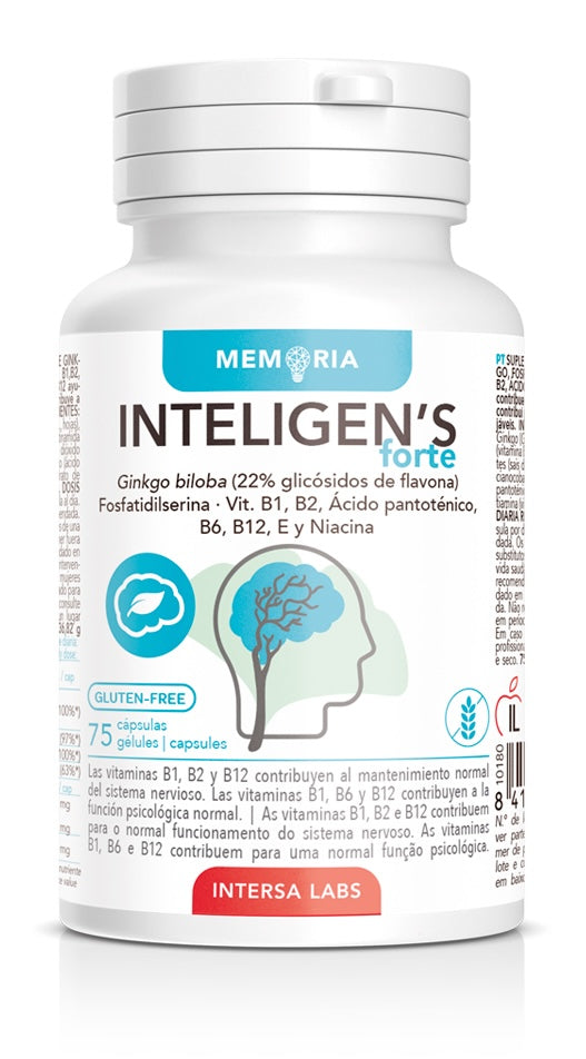 Inteligen's Forte · Dietéticos Intersa · 75 cápsulas