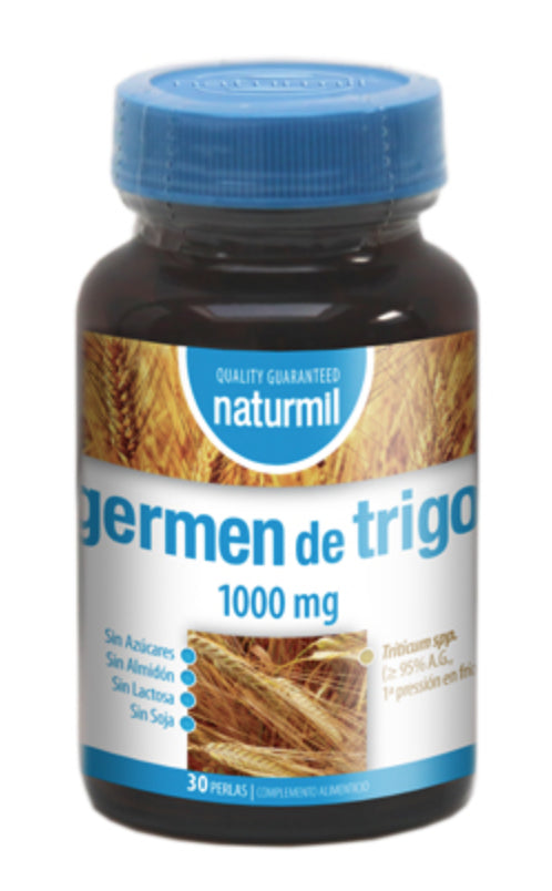 Germen de Trigo 1.000 mg · Naturmil · 30 perlas