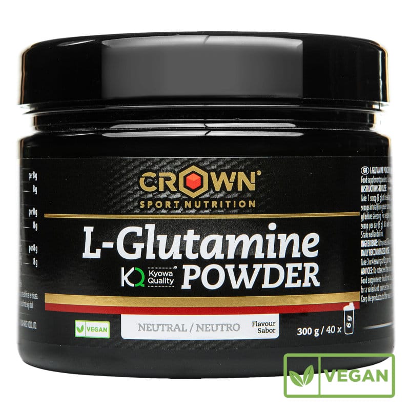 L-Glutamine Kyowa: Sabor Neutro · Crown Sport Nutrition · 240 gramos