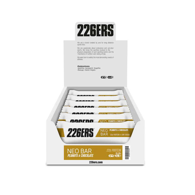 Pack Barrita Proteica Neo Bar Cacahuetes-Chocolate · 226ERS · 24×50 gramos