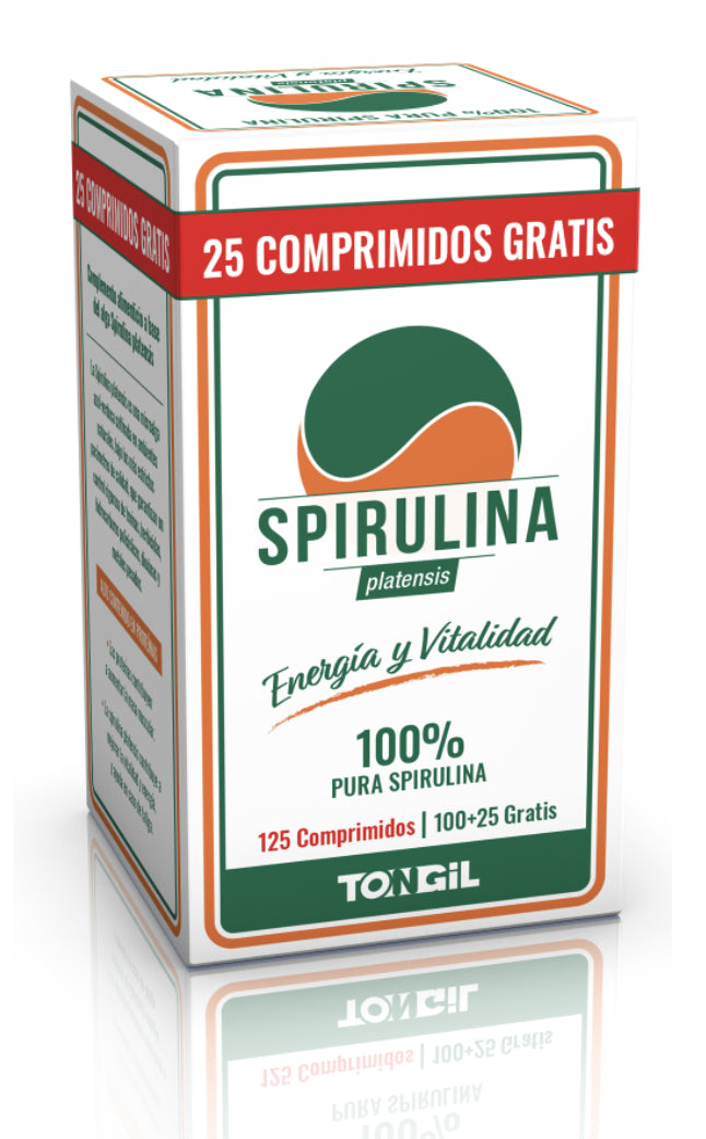 Spirulina · Tongil · 125 comprimidos