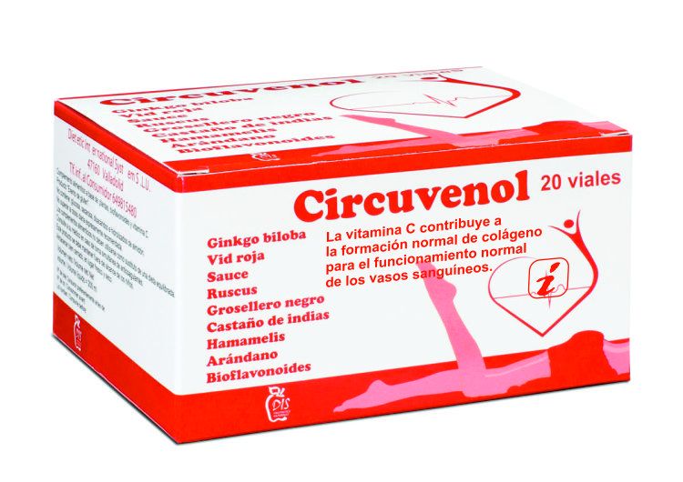 Circuvenol · DIS · 20 viales