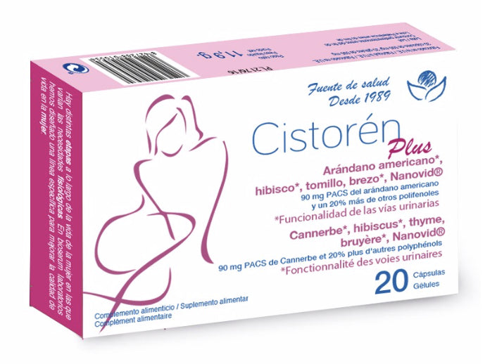 Cistoren Plus · Bioserum · 20 cápsulas