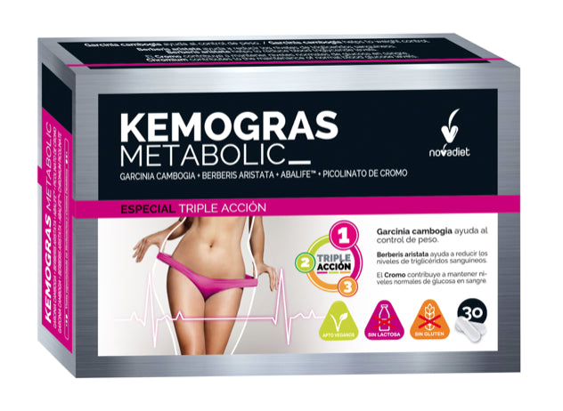 Kemogras Metabolic · Nova Diet · 30 cápsulas