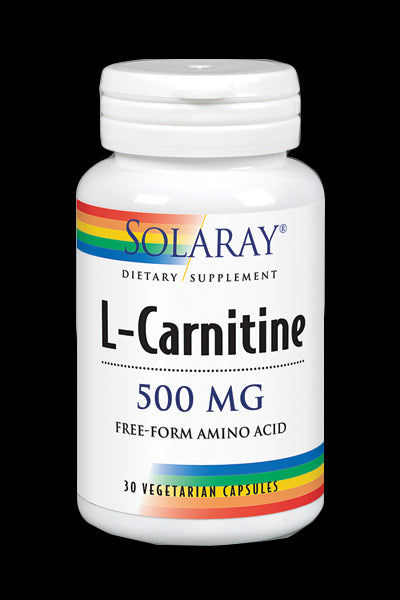L-Carnitina 500 mg · Solaray · 30 cápsulas