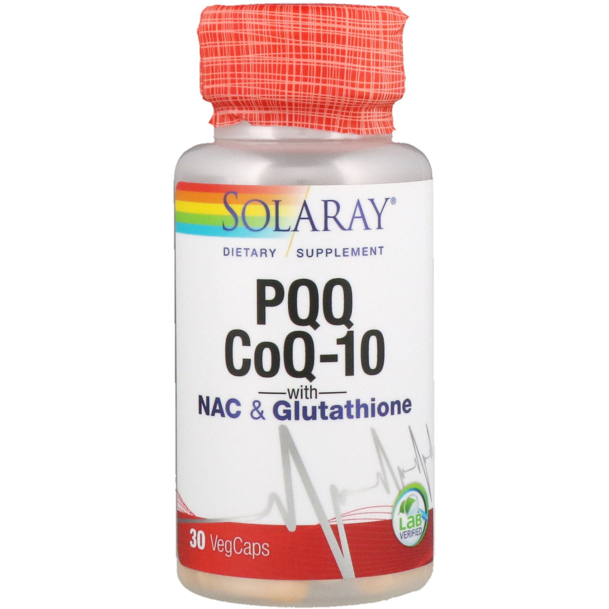 pqq + acetil l-carnitina + ácido r-lipoico PQQ CoQ10 · Solaray · 30 Cápsulas – Herbolario Salud Natural