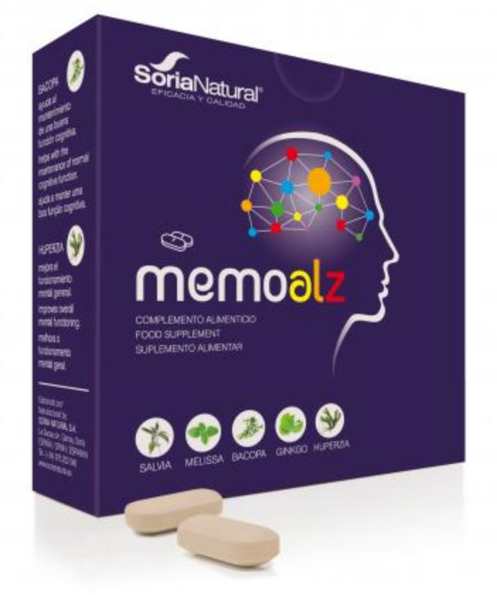 Memoalz · Soria Natural · 60 comprimidos