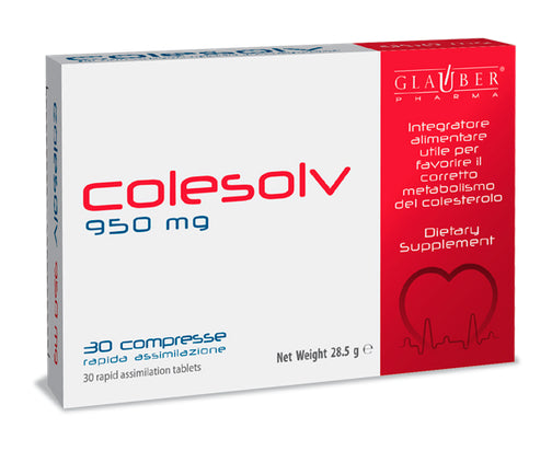 Colesolv · Glauber Pharma · 30 comprimidos