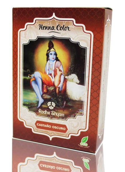 Henna Castaño Oscuro · Radhe Shyam · 100 gramos