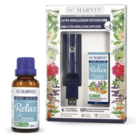 Combo USB Ultra Nebulizador + Synergy Relax · Marnys