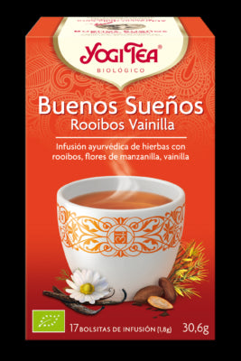 Buenos Sueños Rooibos Vainilla · Yogi Tea · 17 filtros