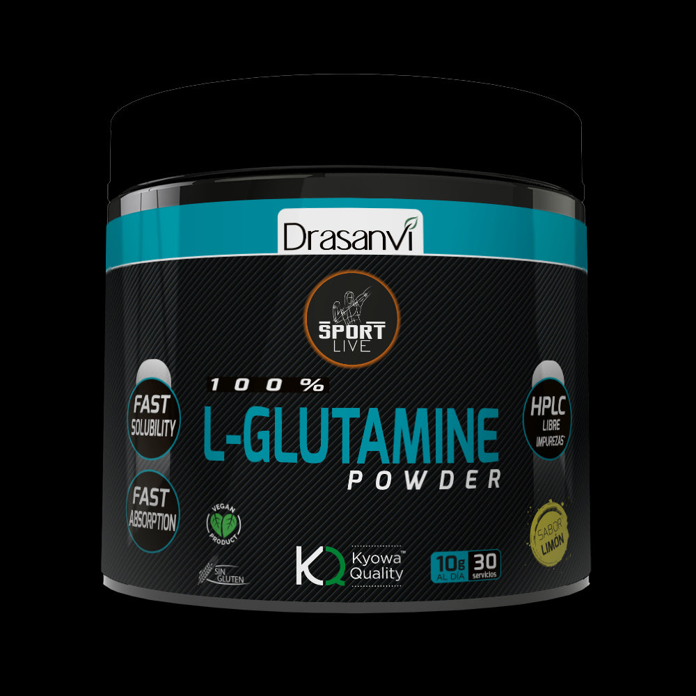 L-Glutamina Powder Limón - Sport Live · Drasanvi · 300 gramos