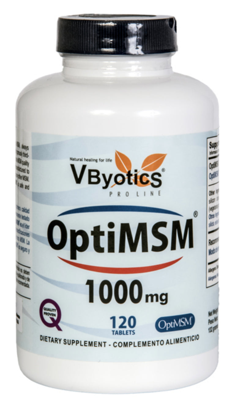 OptiMSM 1.000 mg · VByotics · 120 comprimidos