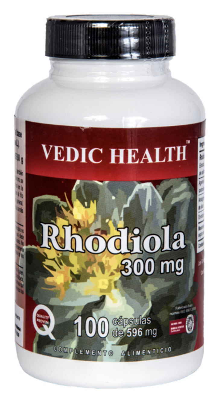 Rhodiola 300 mg · Vedic Health · 100 cápsulas