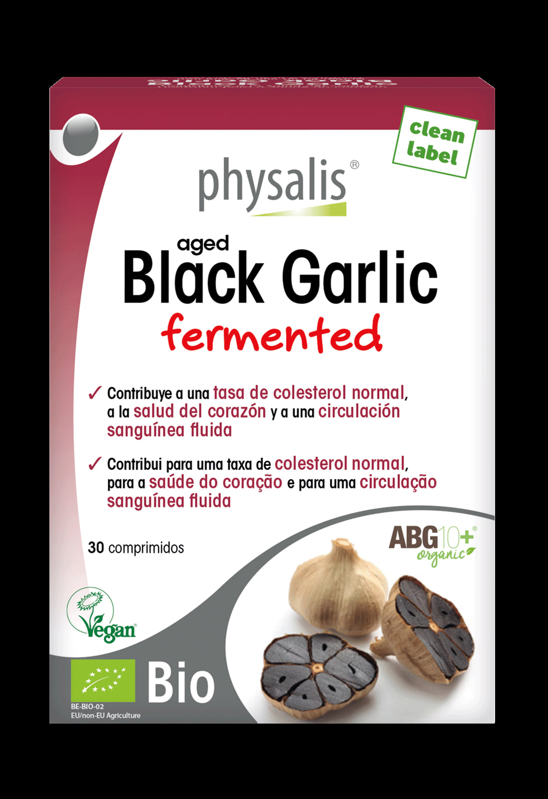 Black Garlic (Ajo Negro) · Physalis · 30 comprimidos