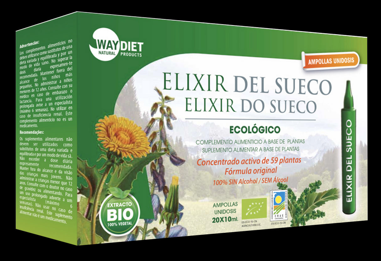 Elixir del Sueco BIO · Waydiet · 20 ampollas