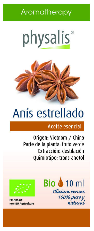 Aceite Esencial de Anís Estrellado · Physalis · 10 ml