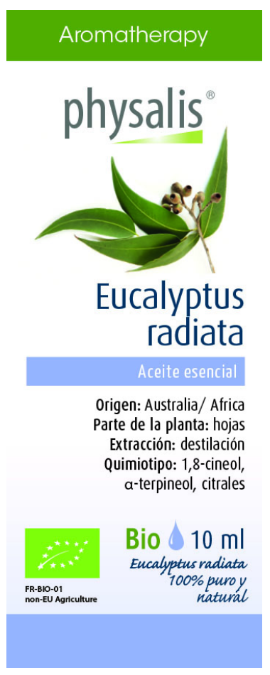 Aceite Esencial de Eucalipto Radiata · Physalis · 10 ml