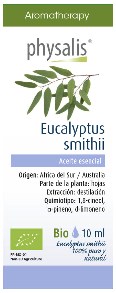Aceite Esencial de Eucalipto Smithii · Physalis · 10 ml