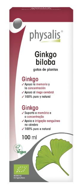 Tintura de Ginkgo Biloba · Physalis · 100 ml