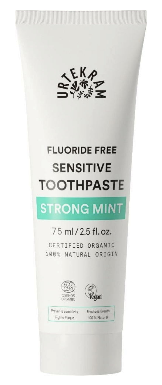 Pasta Dental Menta Fuerte · Urtekram · 75 ml