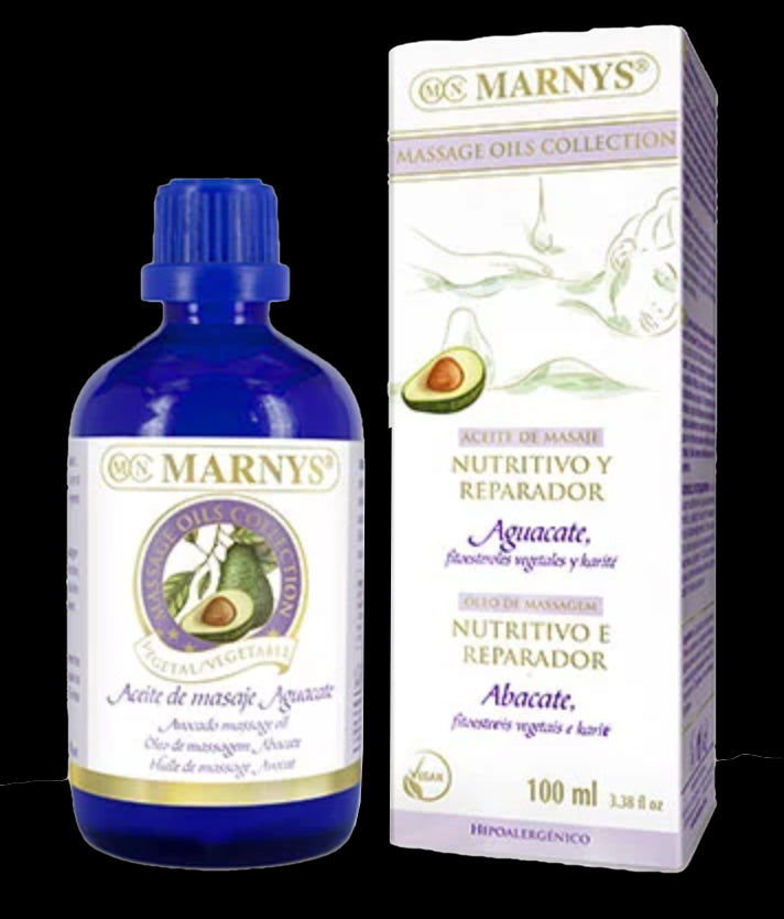 Aceite de Masaje de Aguacate · Marnys · 100 ml