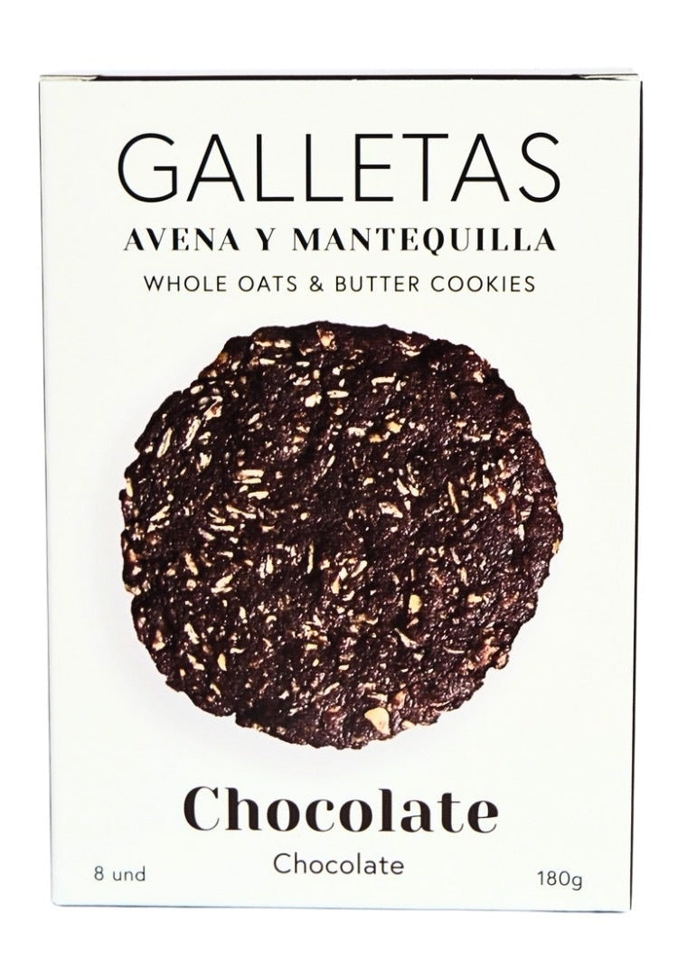 Galletas de Avena y Chocolate · Sierra Eco Foods · 180 gramos