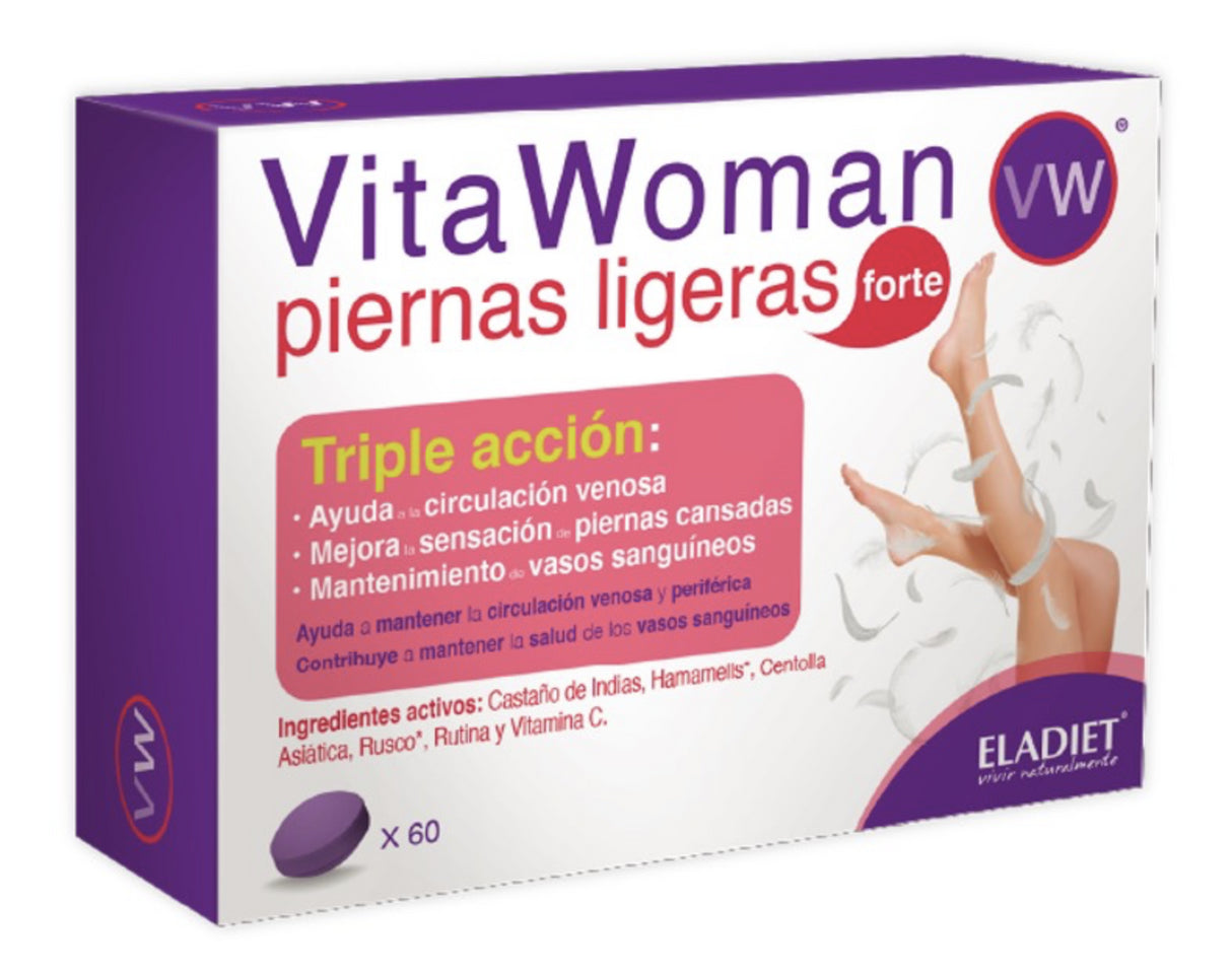 VitaWoman Piernas Ligeras Forte · Eladiet · 60 comprimidos
