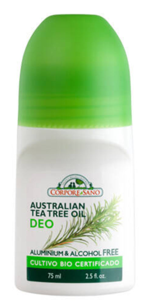 Desodorante Roll-On con Árbol del Té · Corpore Sano · 75 ml
