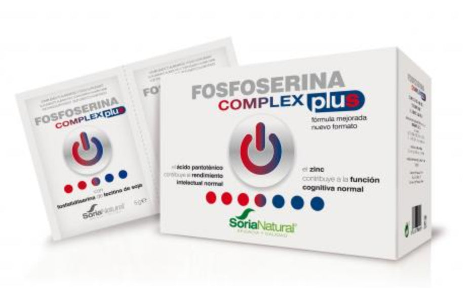 Fosfoserina Complex Plus · Soria Natural · 28 sobres