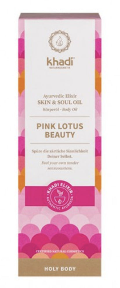 Aceite Ayurveda Equilibrio Loto Rosa · Khadi · 100 ml