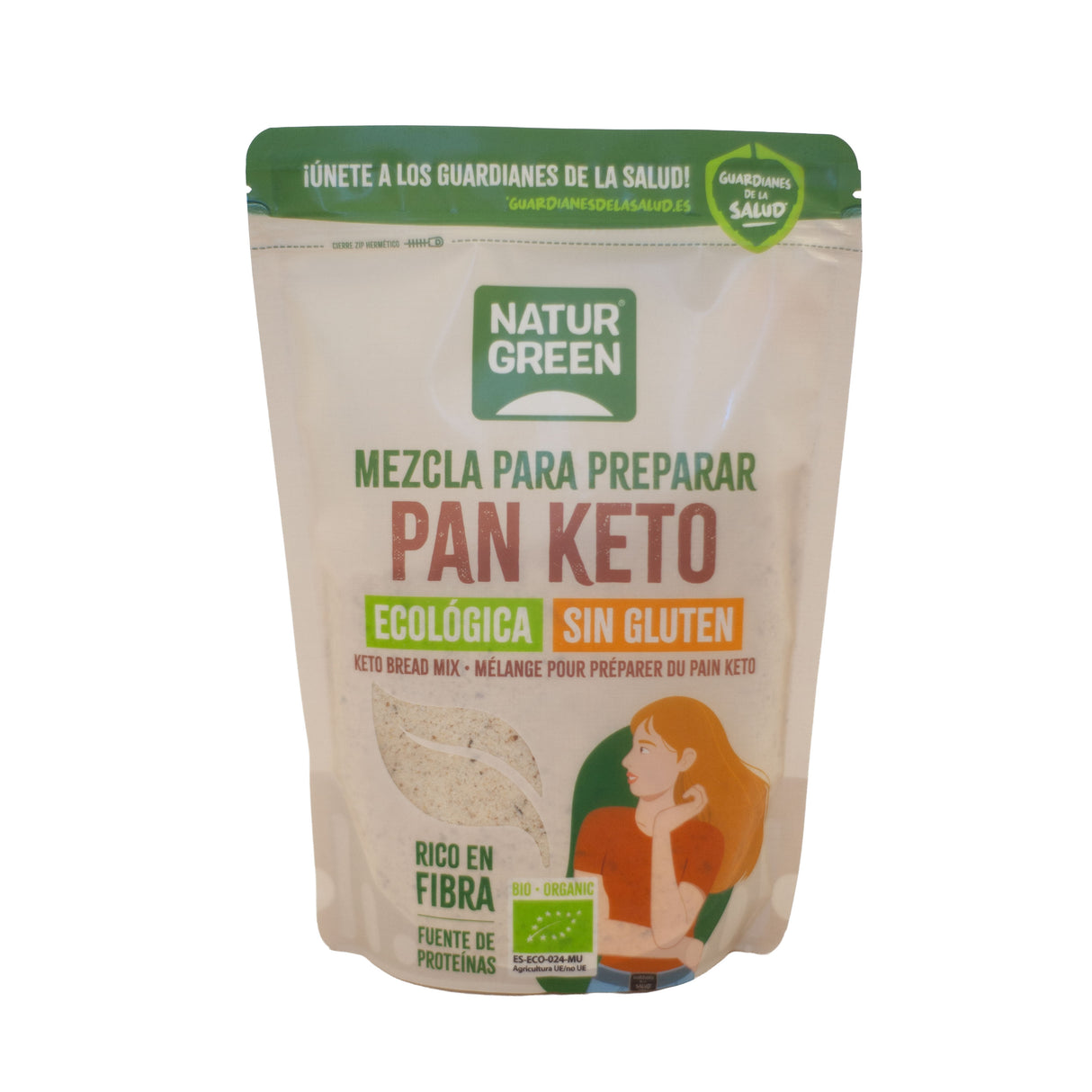 Mezcla para Pan Keto Bio · Naturgreen · 400 gramos