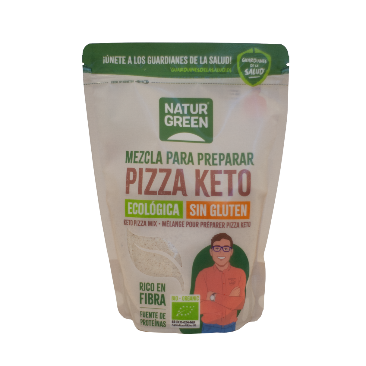 Mezcla para Pizza Keto Bio · Naturgreen · 400 gramos