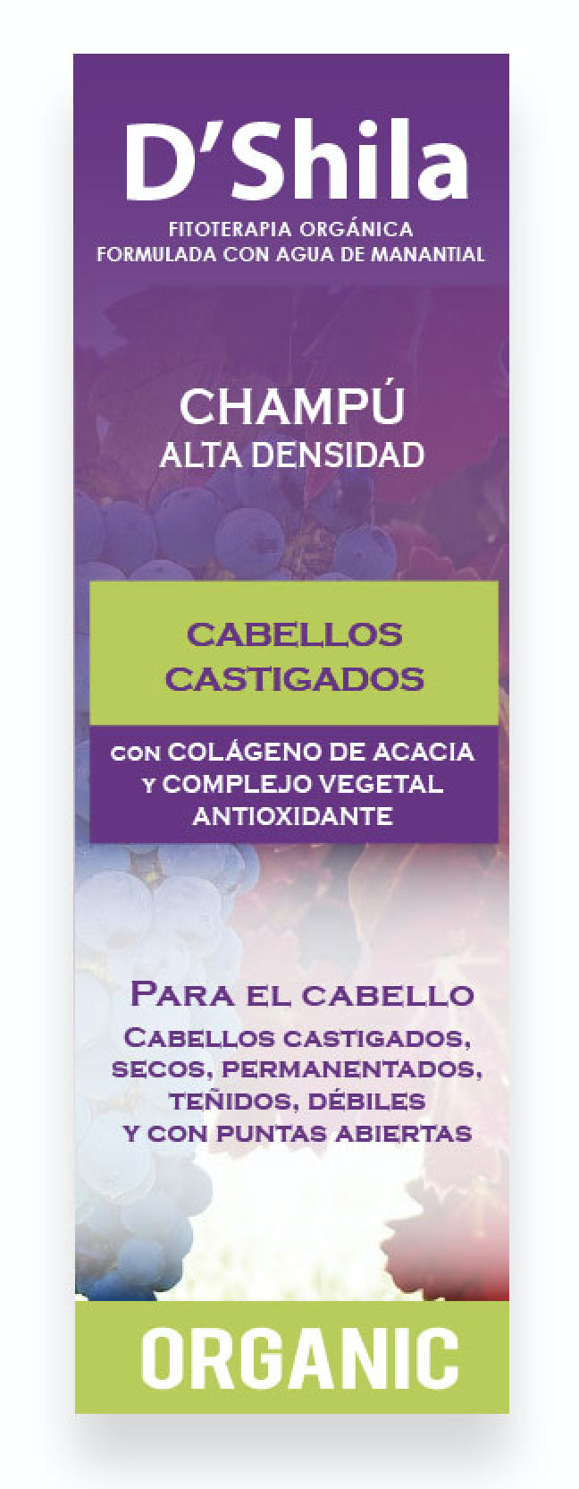 Champú Alta Densidad Cabellos Castigados · D'Shila · 125 ml