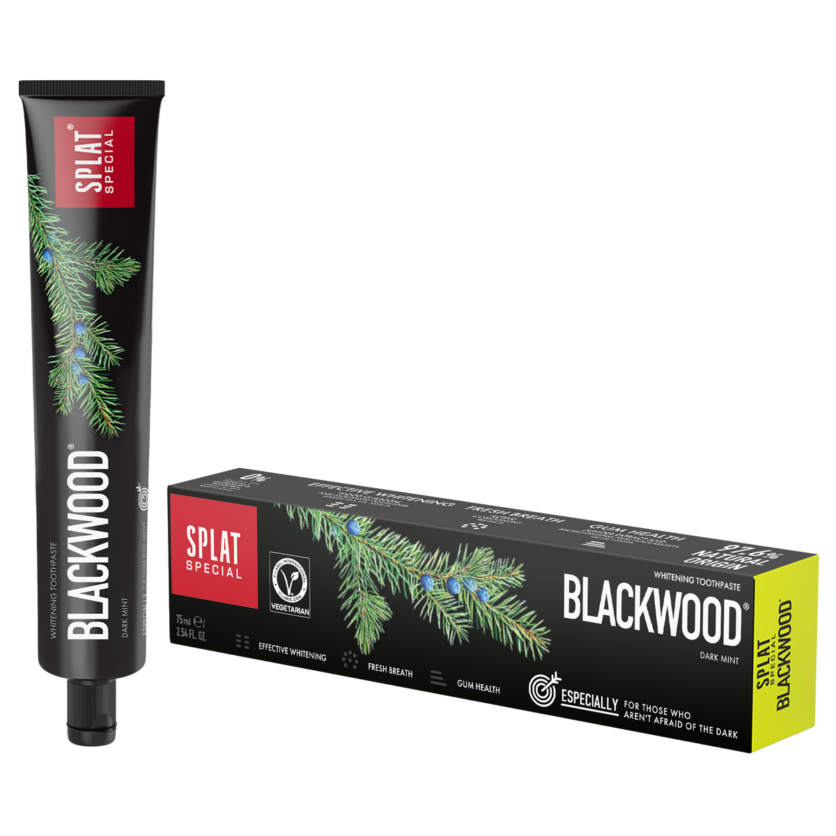 Pasta Dental Splat Blackwood · Biomed · 75 ml