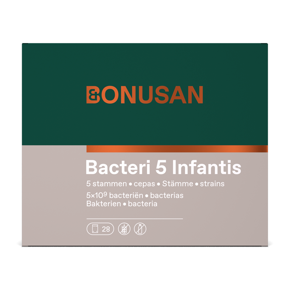 Bacteri 5 Infantis · Bonusan · 28 sobres