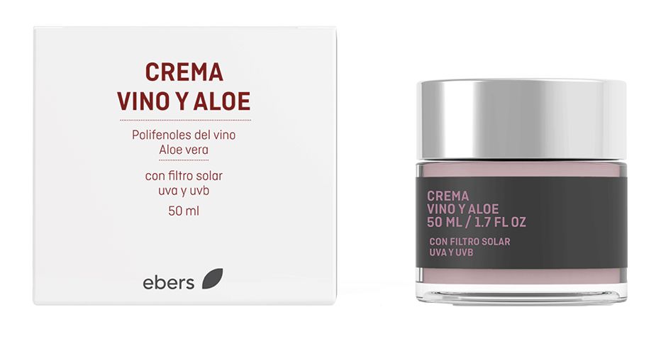 Crema Vino y Aloe · Ebers · 50 ml