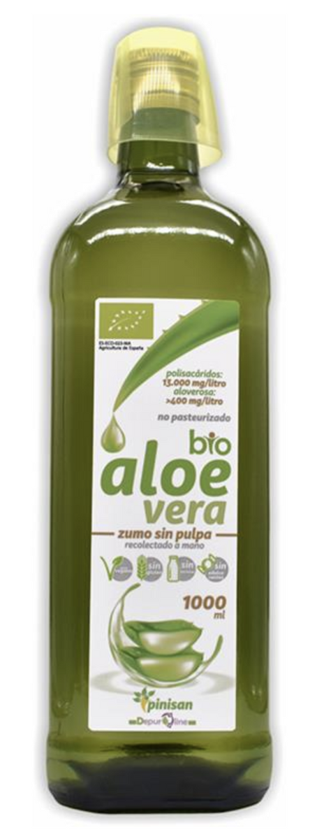 Zumo de Aloe Vera sin Pulpa · Pinisan · 1 litro – Herbolario Salud Natural