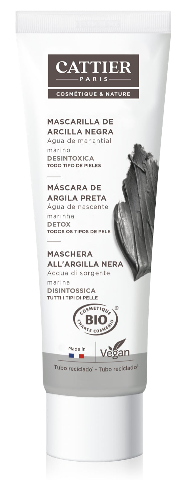 Mascarilla de Arcilla Negra · Cattier · 100 ml
